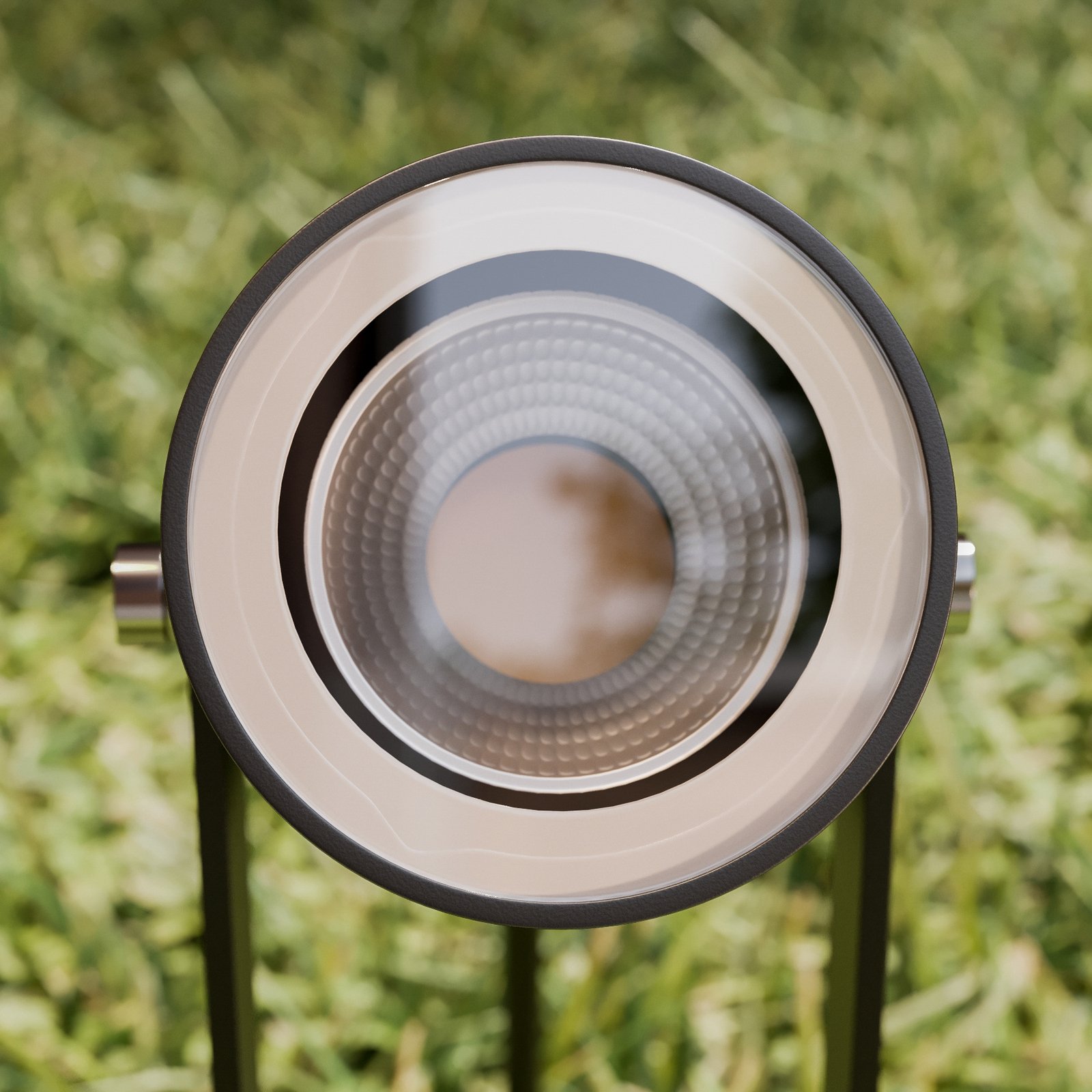 Galina Outdoor Spot w/Spike Dark Grey - Lucande