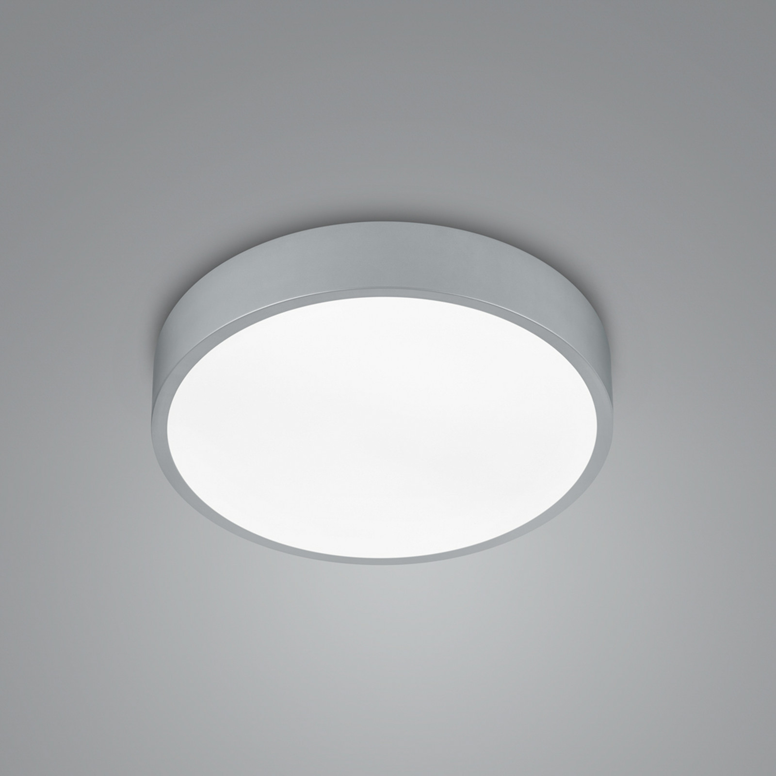 Trio Lighting Plafonieră cu LED Waco CCT Ø 31 cm titan - Camera de zi / sufragerie - Metal