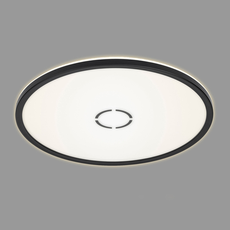 Plafonnier LED Free, Ø 42 cm, noir