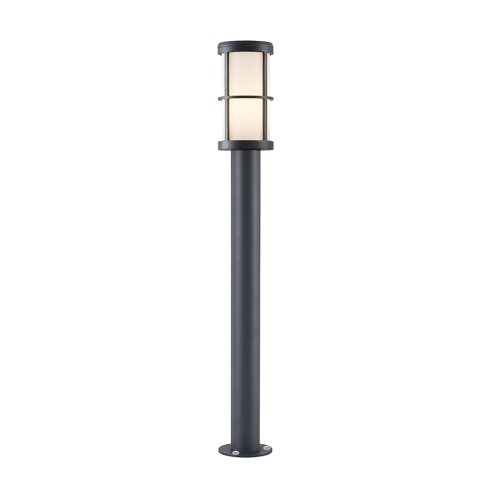 Lucande Kelini lampione, 90 cm, grigio scuro