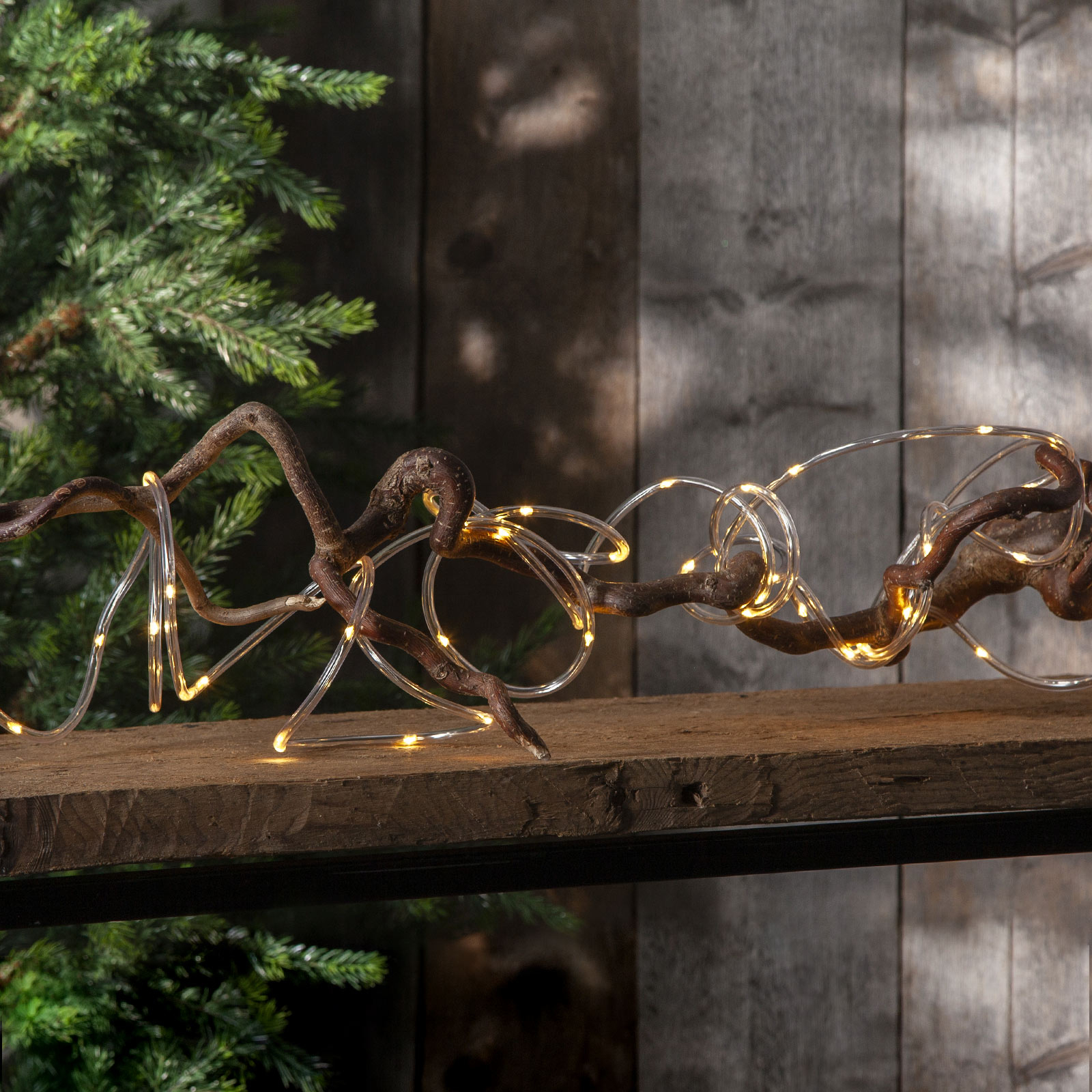 Best Season Tuby LED rope light, battery-powered, clear, plastic, 0.06 W, L: 500 cm
