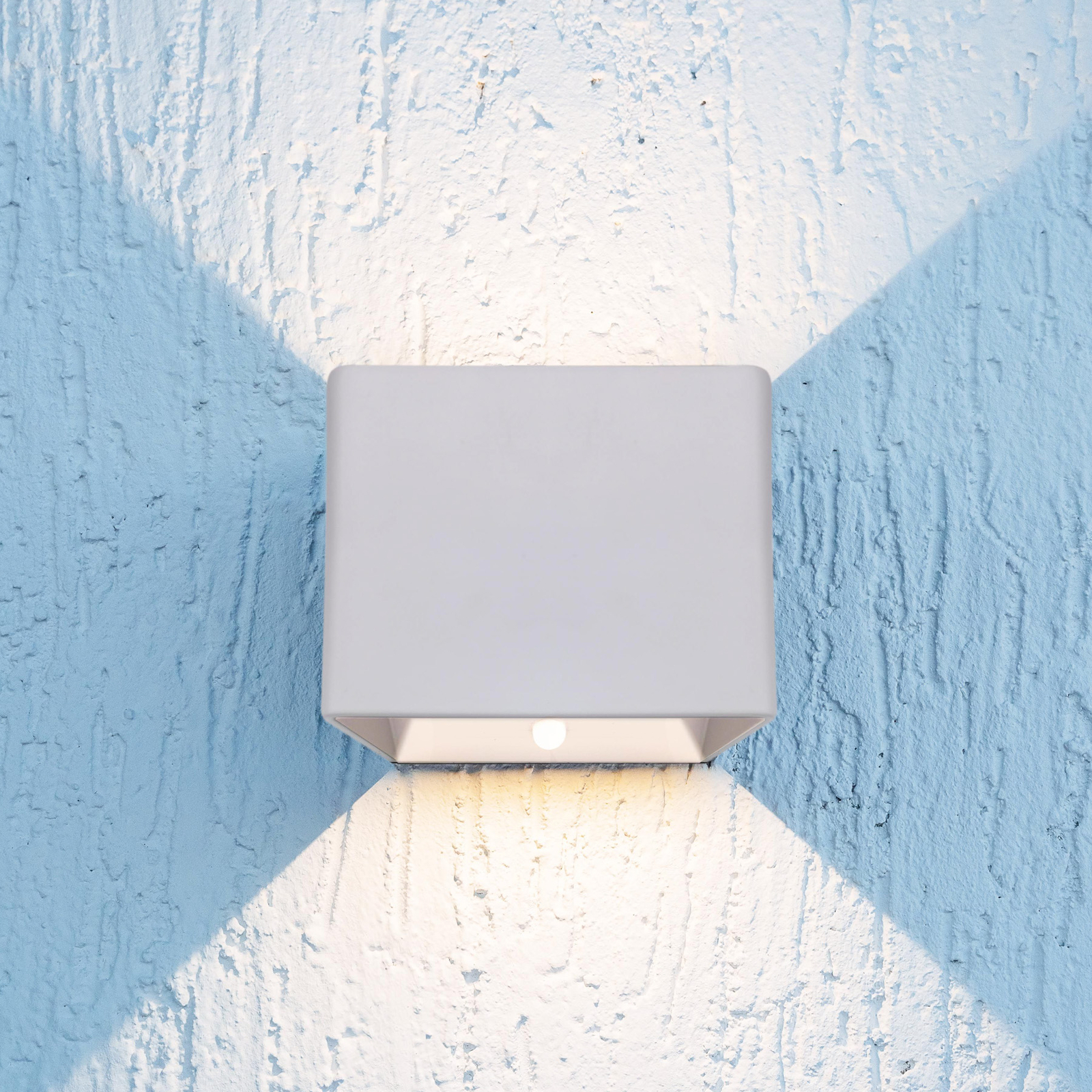 Candeeiro de parede LED Cube bateria recarregável, magnético, branco