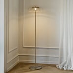 Nuura LED-Stehleuchte Blossi, Höhe 120 cm, goldfarben/klar