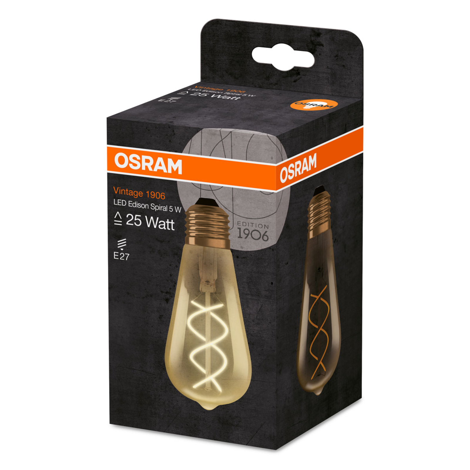 OSRAM LED Lampe E27 4W 2 000K Vintage Edison Gold Lampenwelt de