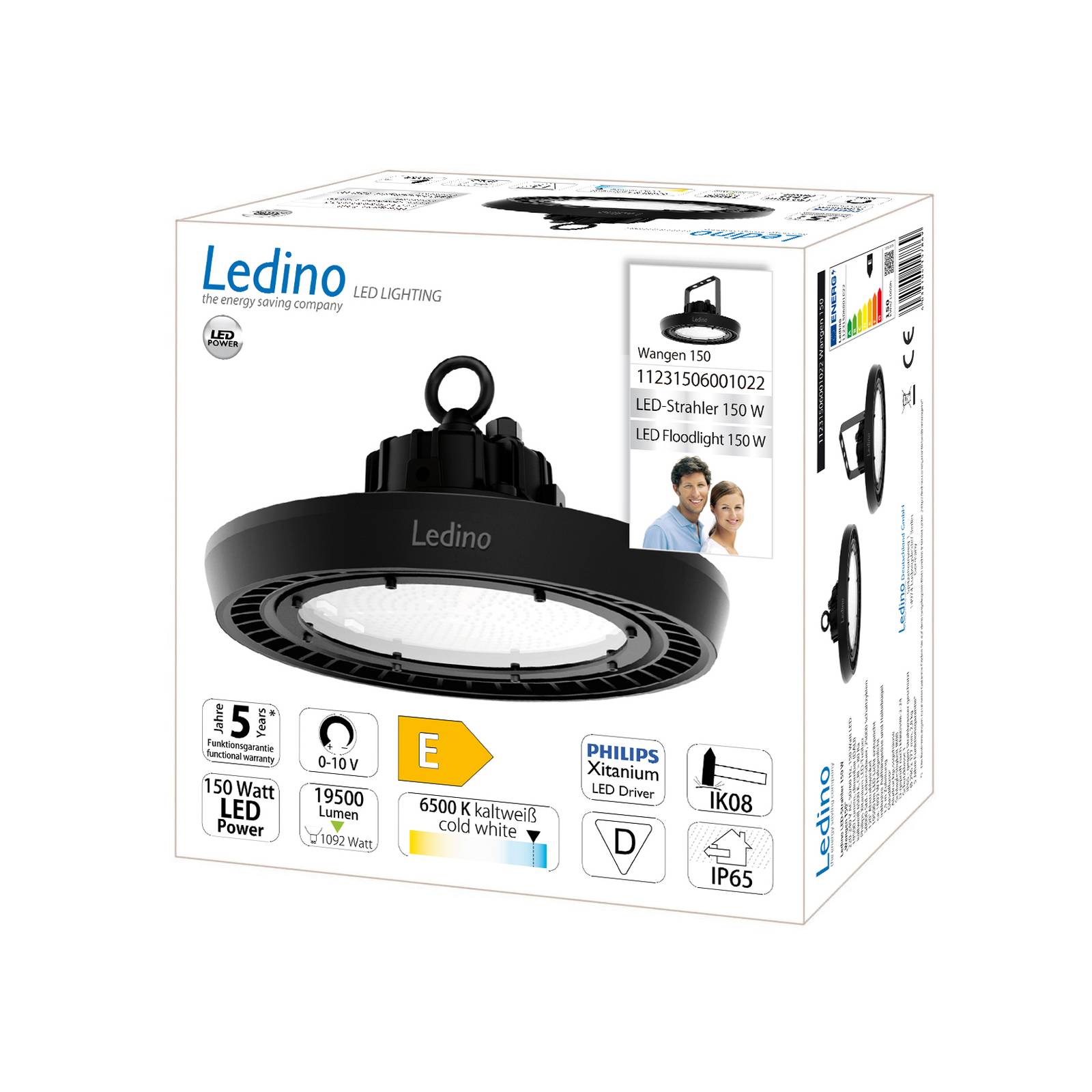 E-shop LED reflektor Wangen Highbay 6 500 K 150 W