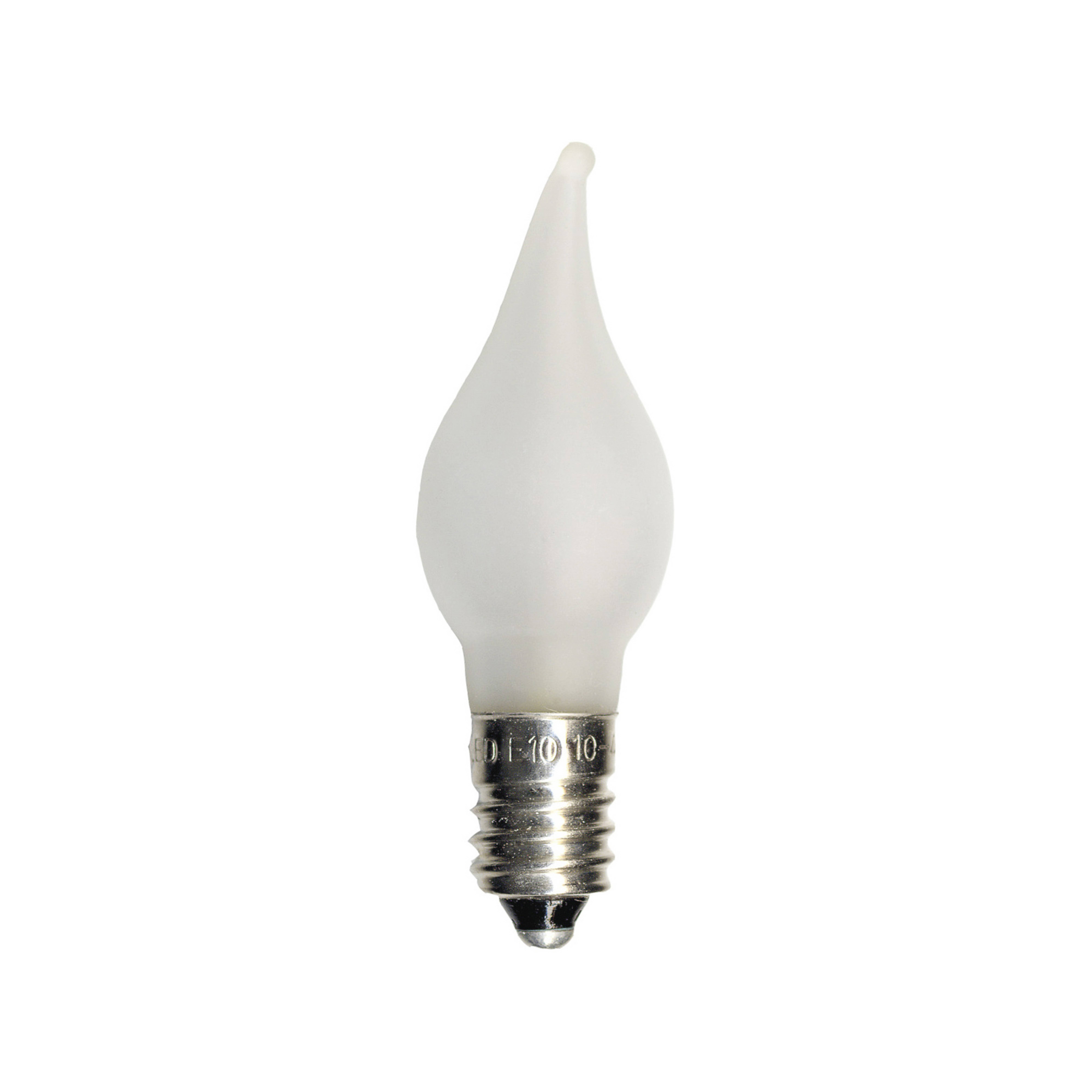 Lâmpada de substituição LED E10 0,2 W, 10-55V conjunto de 3 Rajada de vento