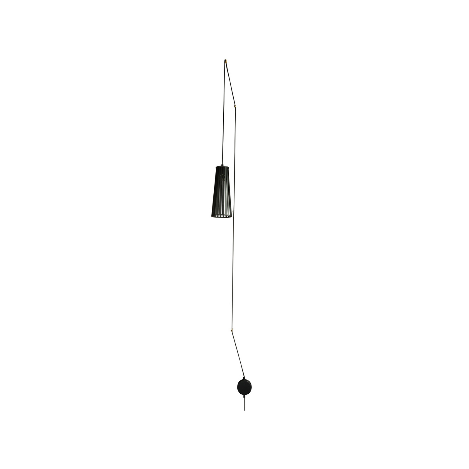Wandleuchte Dover mit Stecker, schwarz, einflammig