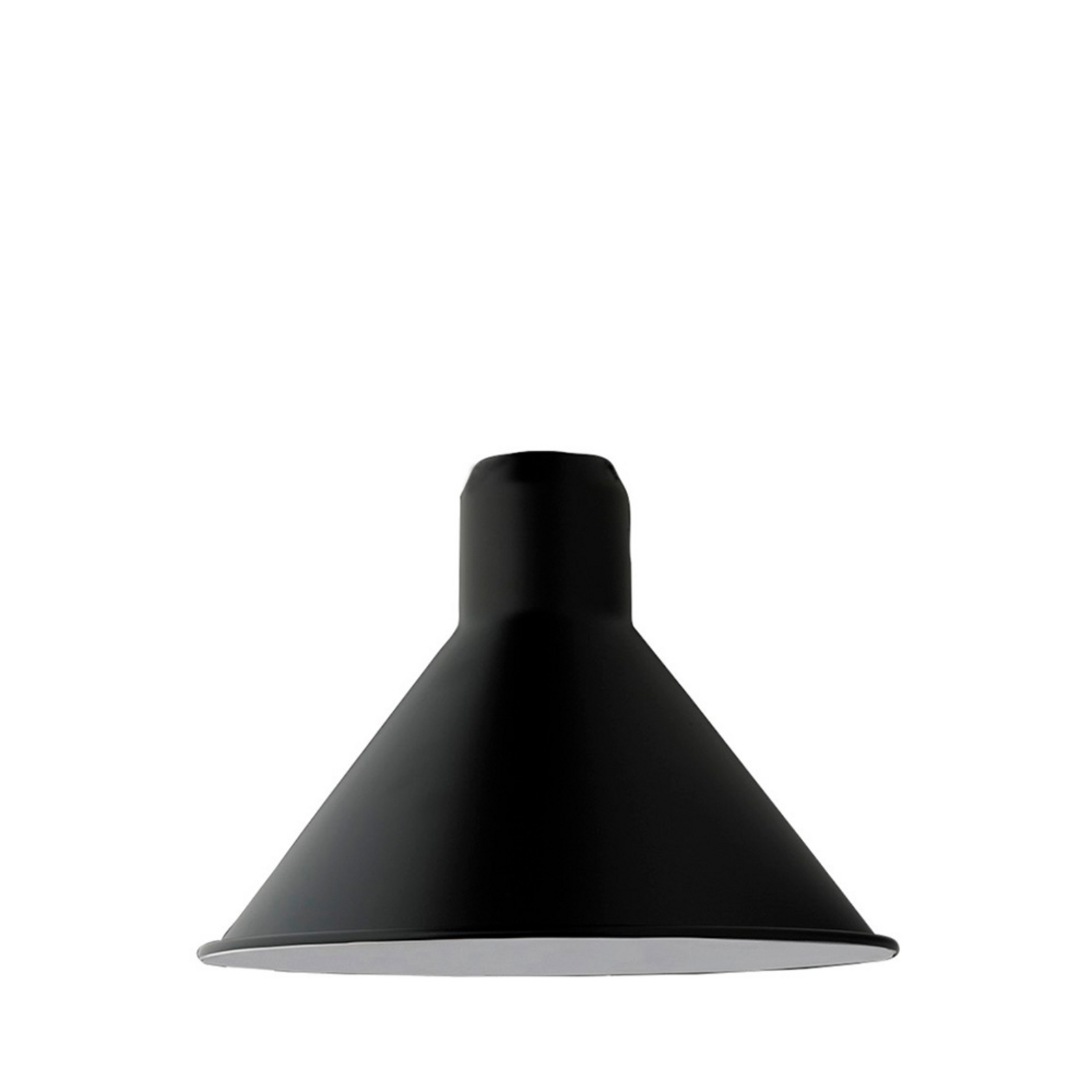 Schirm XL Conic Ø320 Schwarz - Lampe Gras