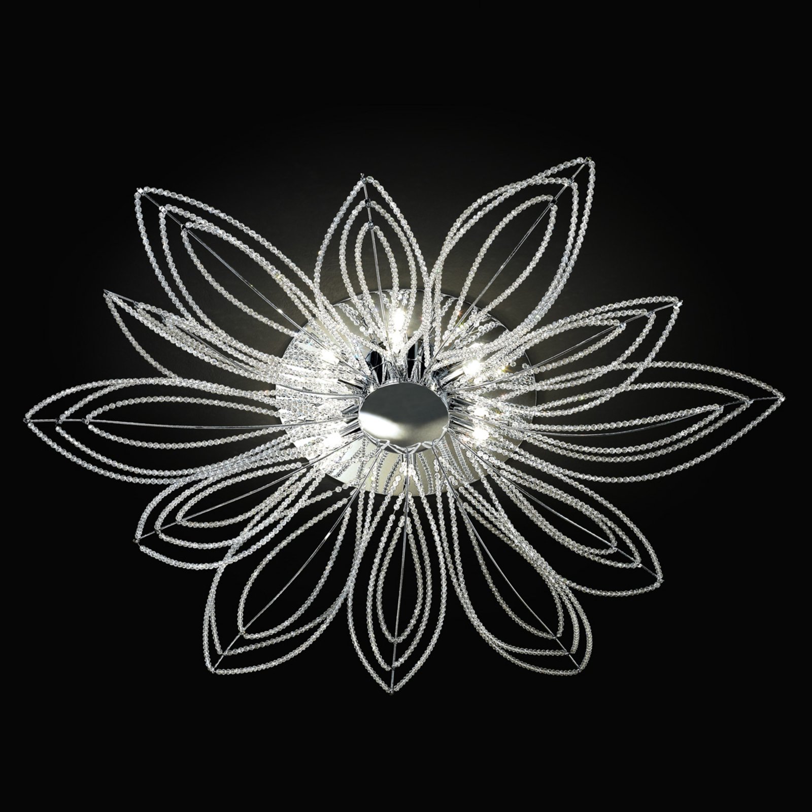 Lampa sufitowa GIRASOLE w kszt. kwiatu, 98 cm