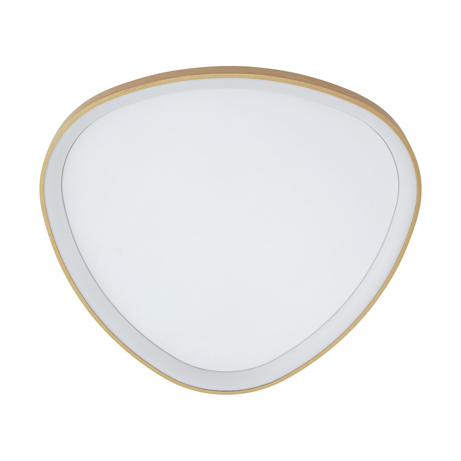 Lucande LED Ceiling lamp, gold, CCT