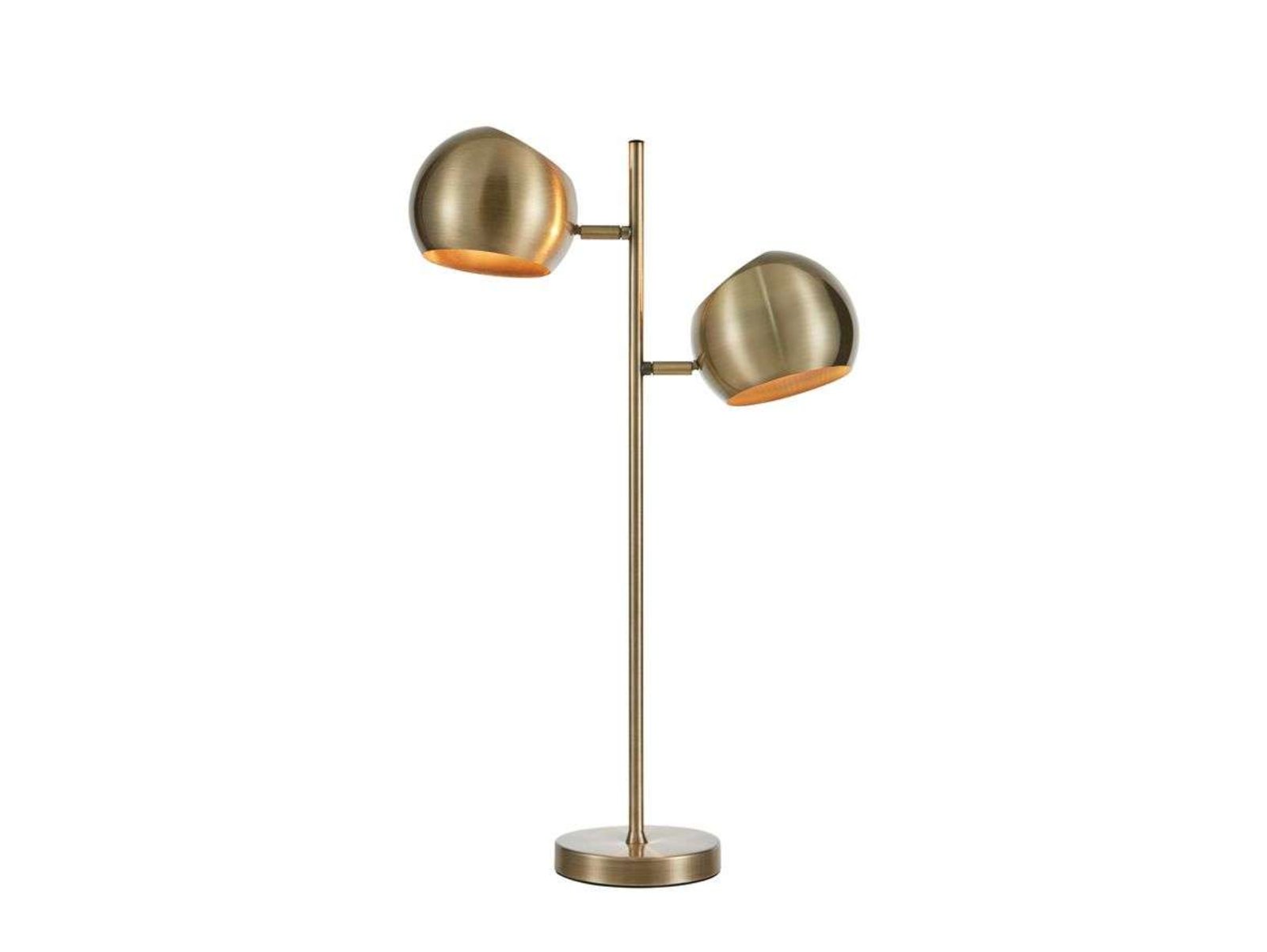 Edgar 2 Stolní Lampa Antique Brass - Markslöjd