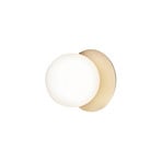 Liila 1 Applique Murale/Plafonnier IP44 Medium Or Nordique/Blanc Opale - Nuura