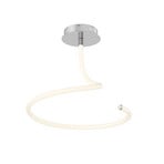 Serpentina LED Stropní Lampa White/Chrome - Lucande