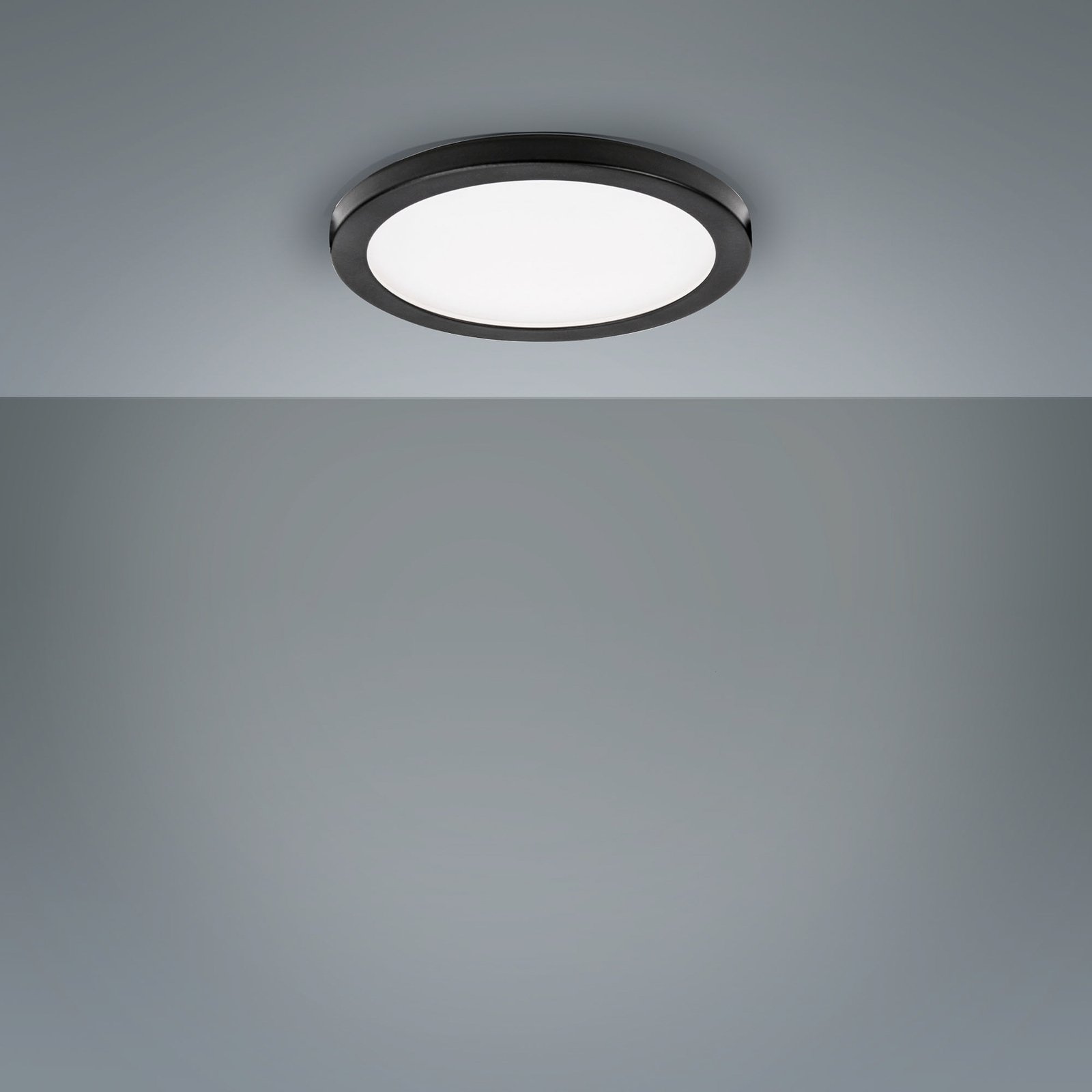 LIGHTME LED padziļinājumā iebūvējamā lampa Aqua Plano IP44 melna