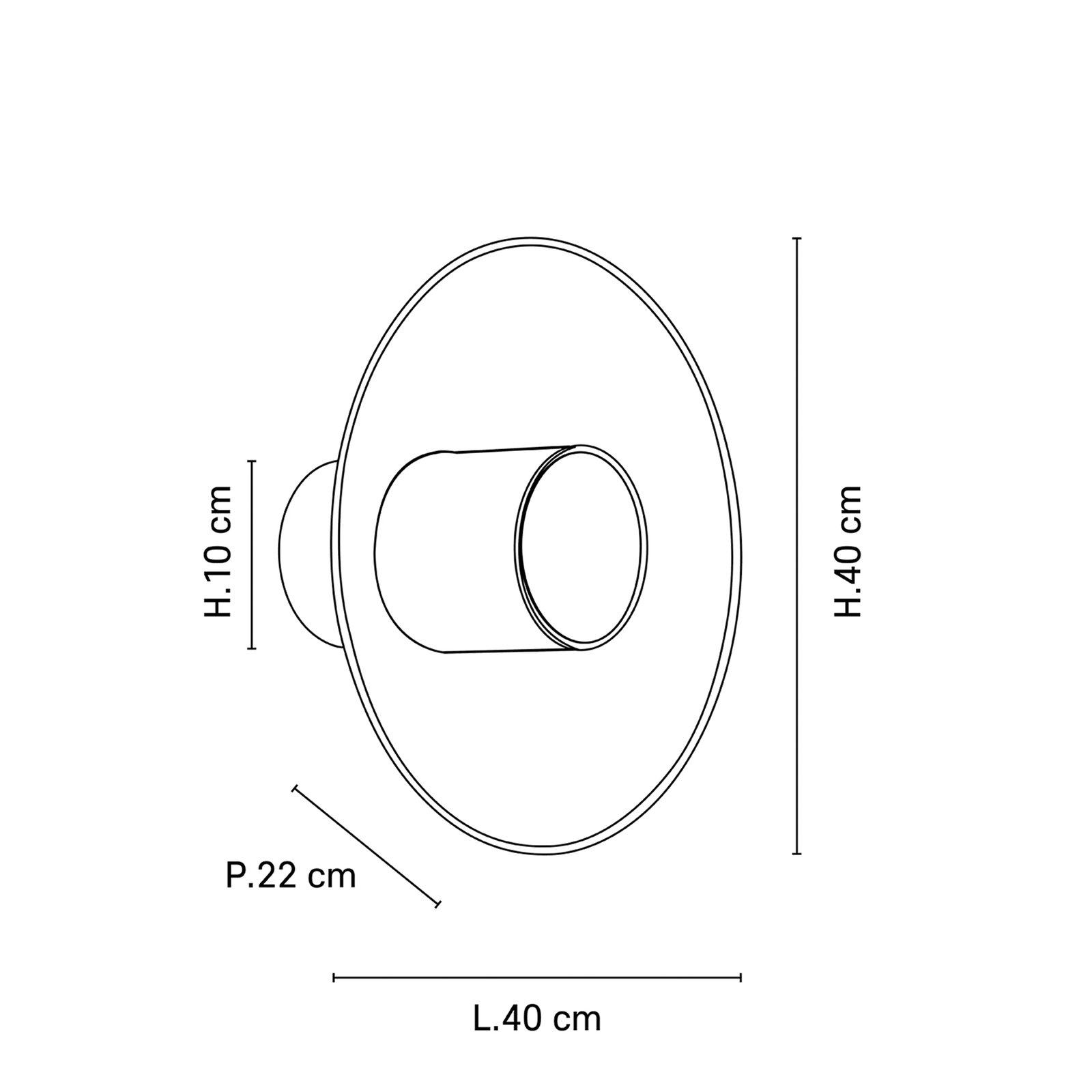 Singapour Wandleuchte, khaki/curry - MARKET SET Singapour Wandleuchte, khaki/curry - MARKET SET