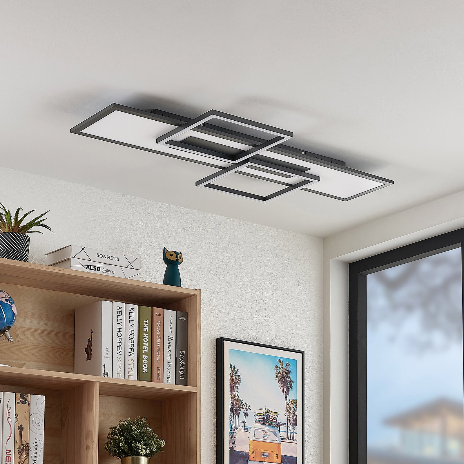 Narumi LED Taklampe L110 Black - Lucande