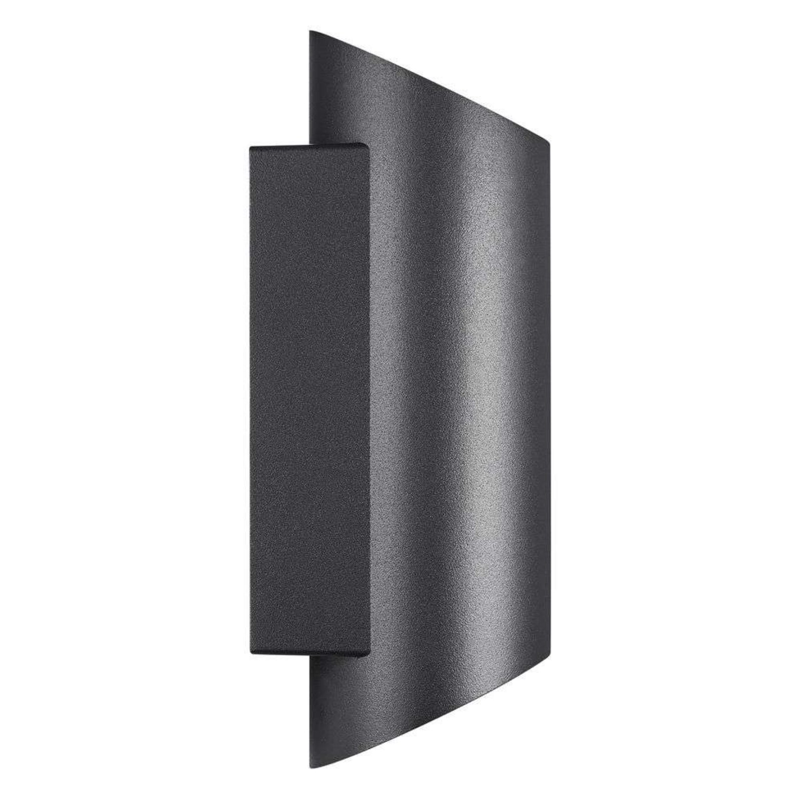 Nico Round 22 Candeeiro de Parede Exterior Black - Nordlux