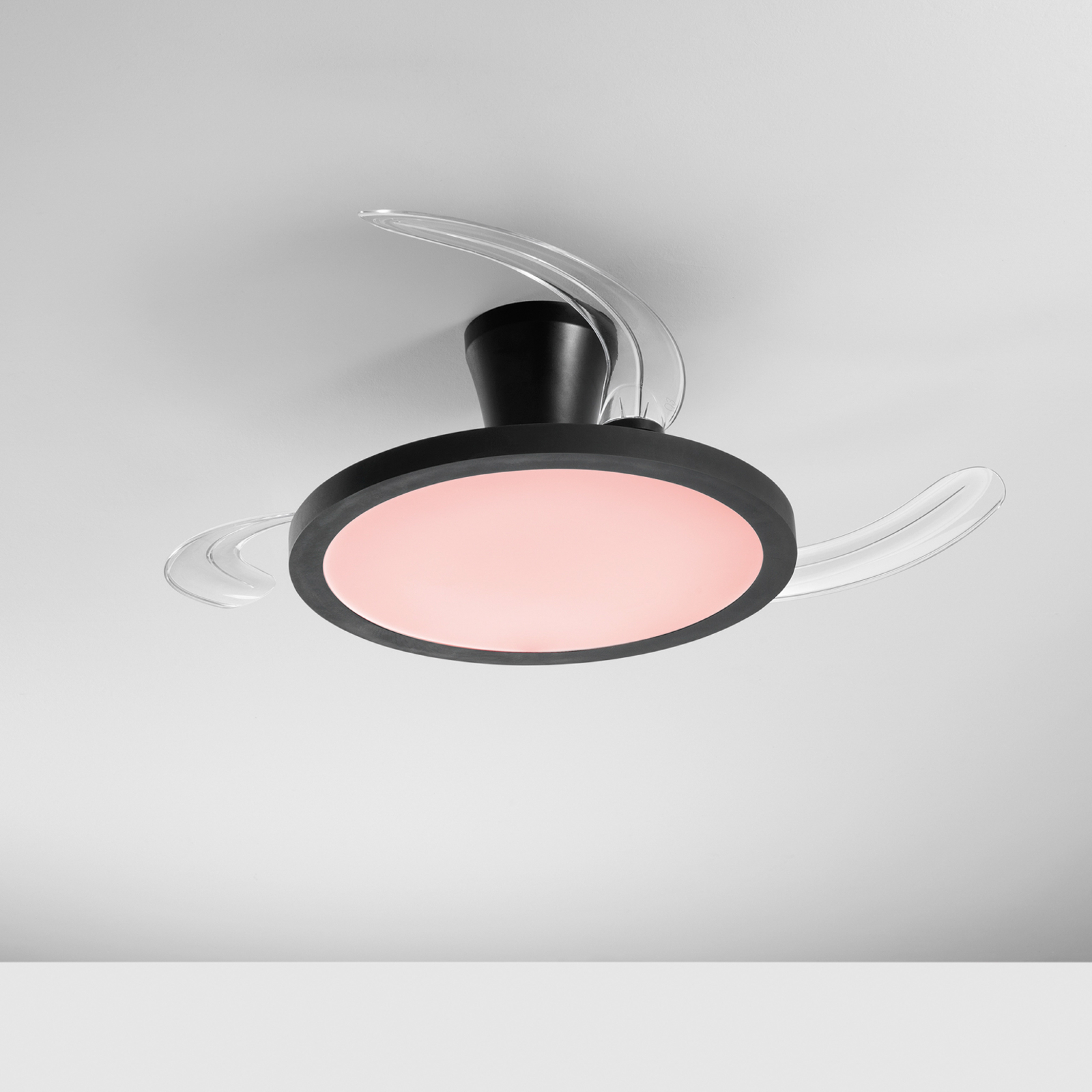 Condor-LED-kattotuuletin, musta, halkaisija 106 cm, CCT RGB, hiljainen