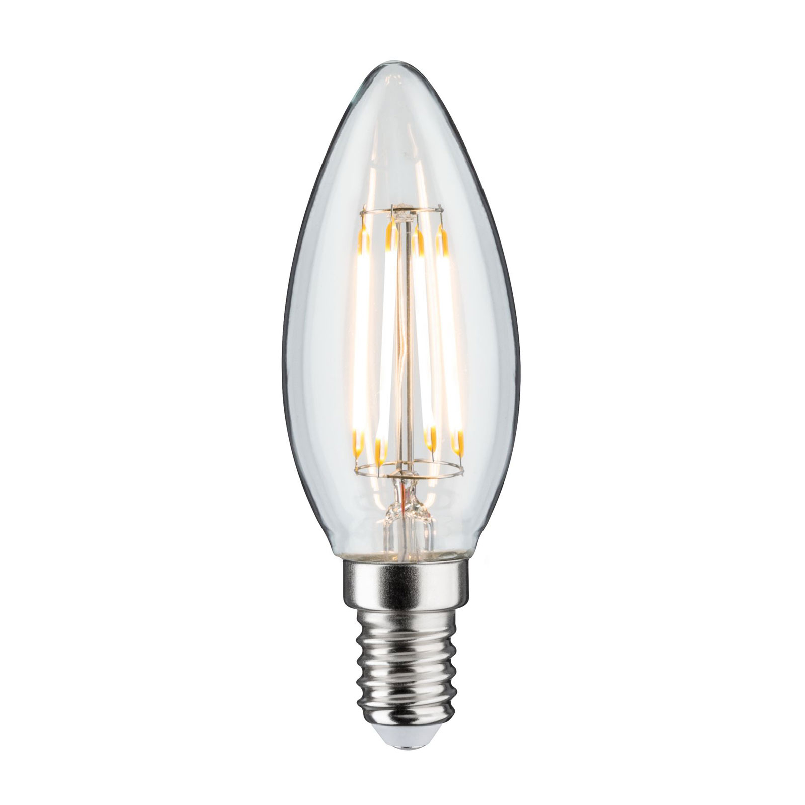 LED-kronljuslampa E14 4,8W filament 2 700 K dimbar