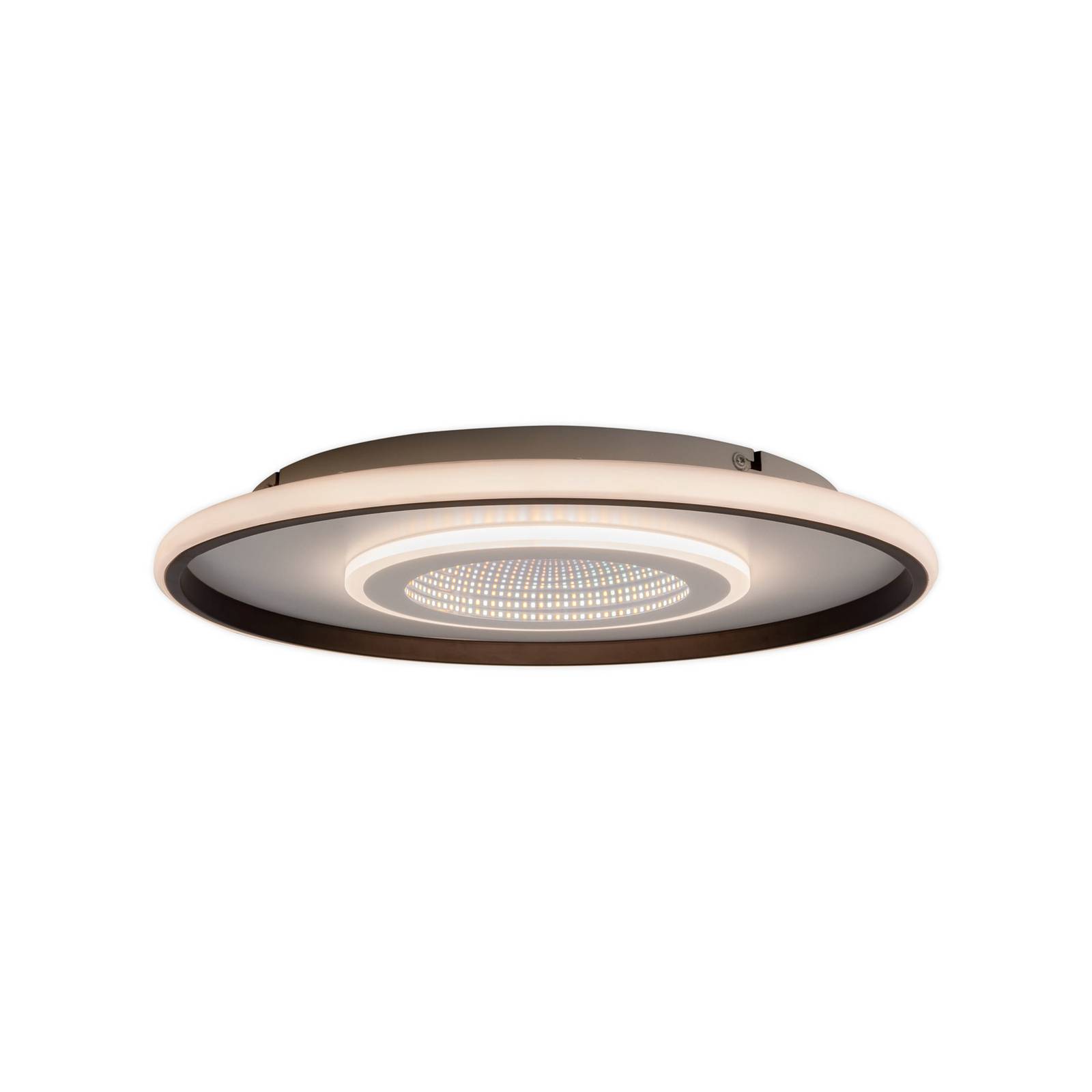 NÄVE LED-Deckenleuchte 1408277, 40W, 1800lm, 3D-Effekt, weiß/schwarz