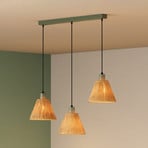Suspension OSRAM Decor Raffia, à 3 lampes, raphia, naturel