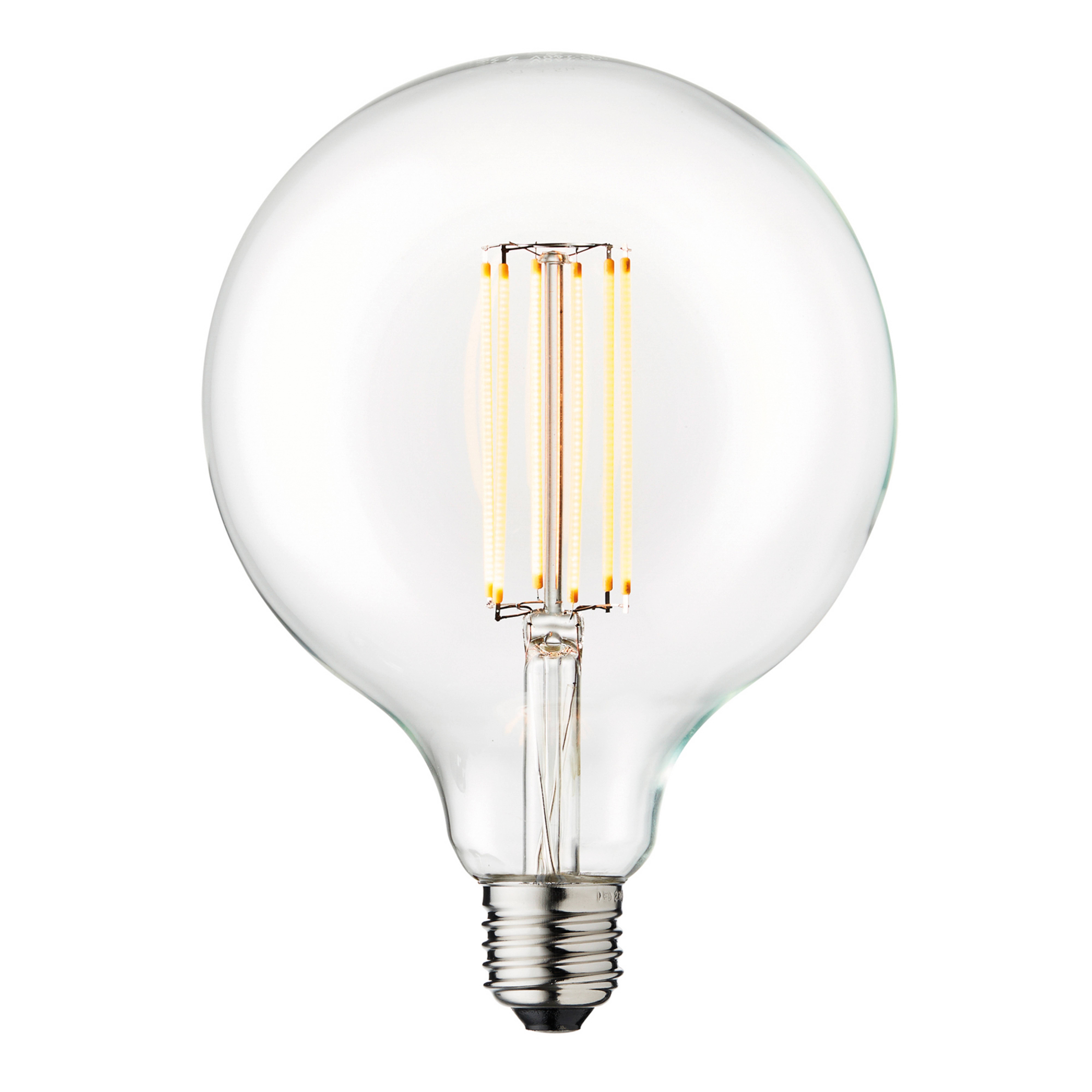 LED bulb Globe, E27, Ø 12.5cm, 3.5W, 2,200K, dimmable