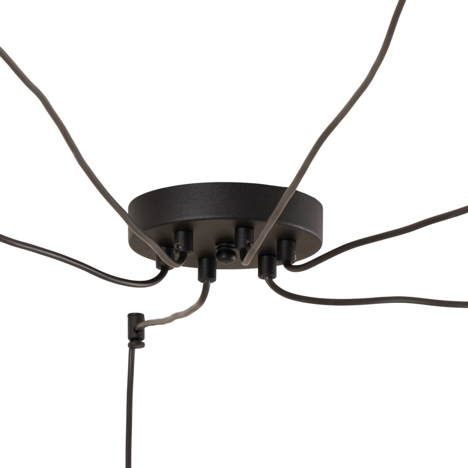 Candeeiro suspenso Manavgat, 6 lâmpadas, multicolor, comprimento 144 cm Candeeiro suspenso Manavgat, 6 lâmpadas, multicolor, comprimento 144 cm