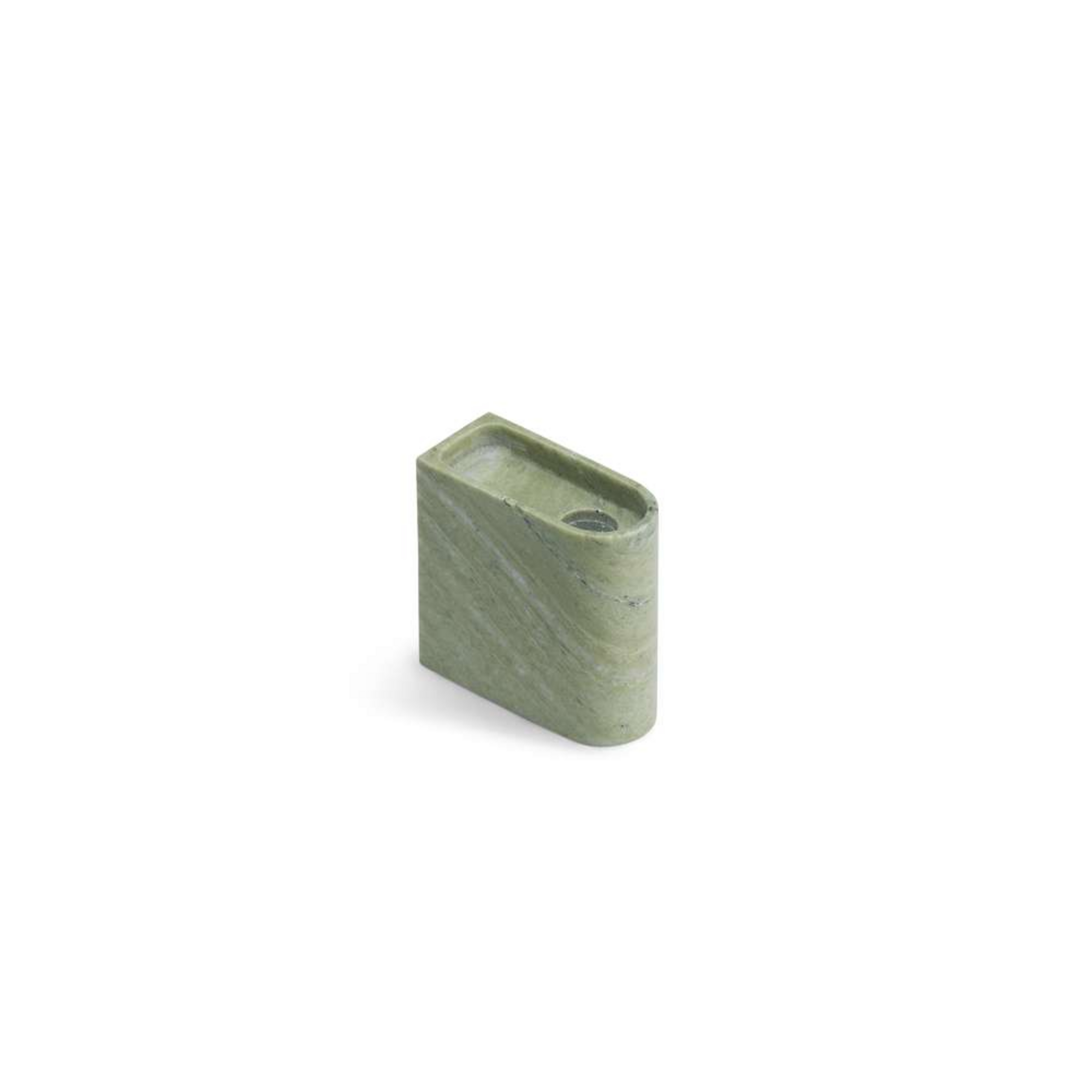 Monolith Portavelas Low Mixed Green Marble - Northern