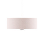 Lámpara colgante Bosco 55, color beige, Ø 55 cm, de tela - Globen Lighting