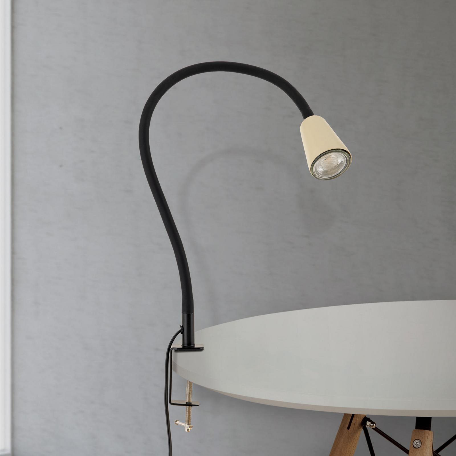 Τραπεζοκαλύμματα Dotty, χακί, ύψος 65 cm, σφιγκτήρας, GU10