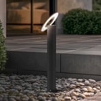 Candeeiro de caminho LED Arcchio Tovio, antracite, Ø24cm