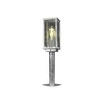 Karo pillar light, twilight sensor, 55 cm, zinc