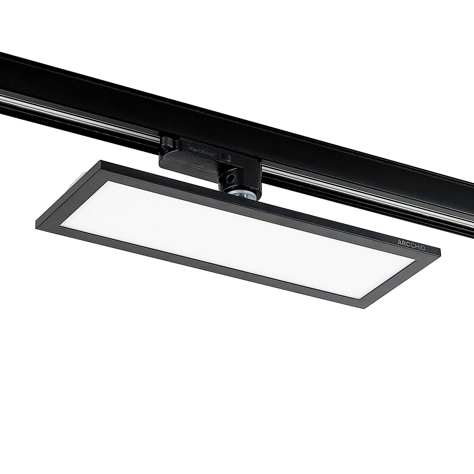 "Arcchio Hairis" trifazis LED skydelis, 30 cm, juodas, 4000 K