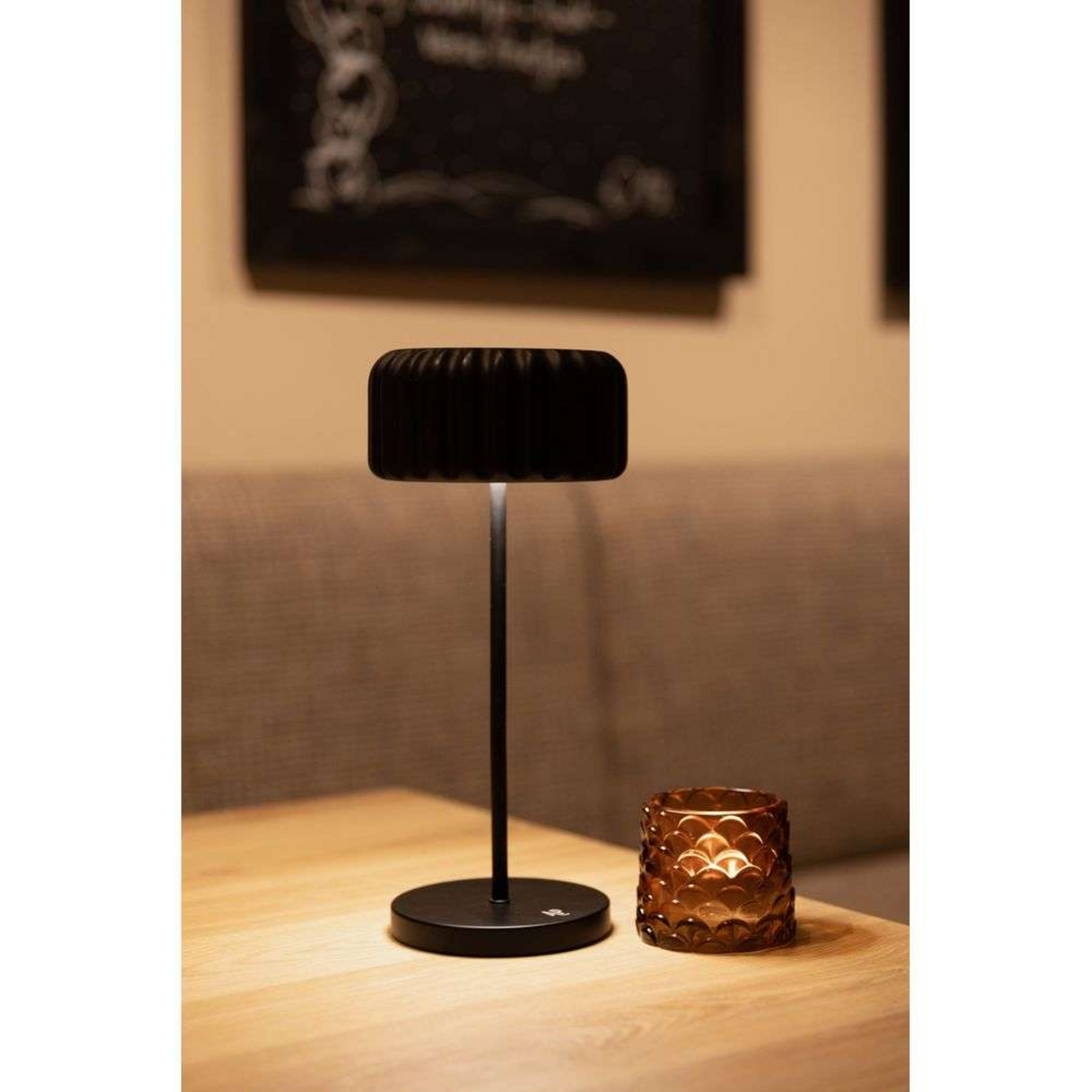 Dentelles Bistro Portable Veioză IP44 Black - Atelier Pierre