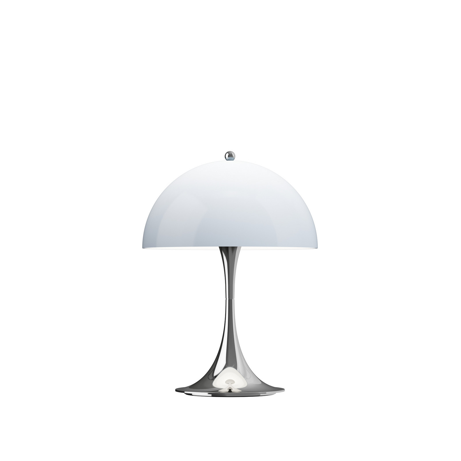 Lampa cu baterie LED Louis Poulsen Panthella 250 crom/albastru IP44 - Camera de zi / sufragerie - Modern - crom albastru-gri - Plastic