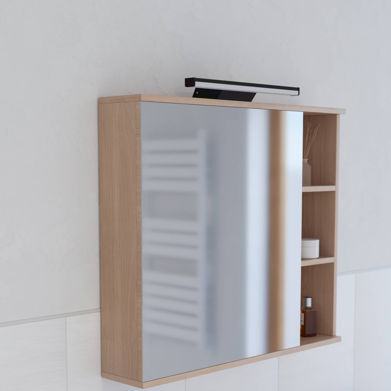 EGLO connect Smart-LED-oświetlenie lustra Regello-Z, czarny