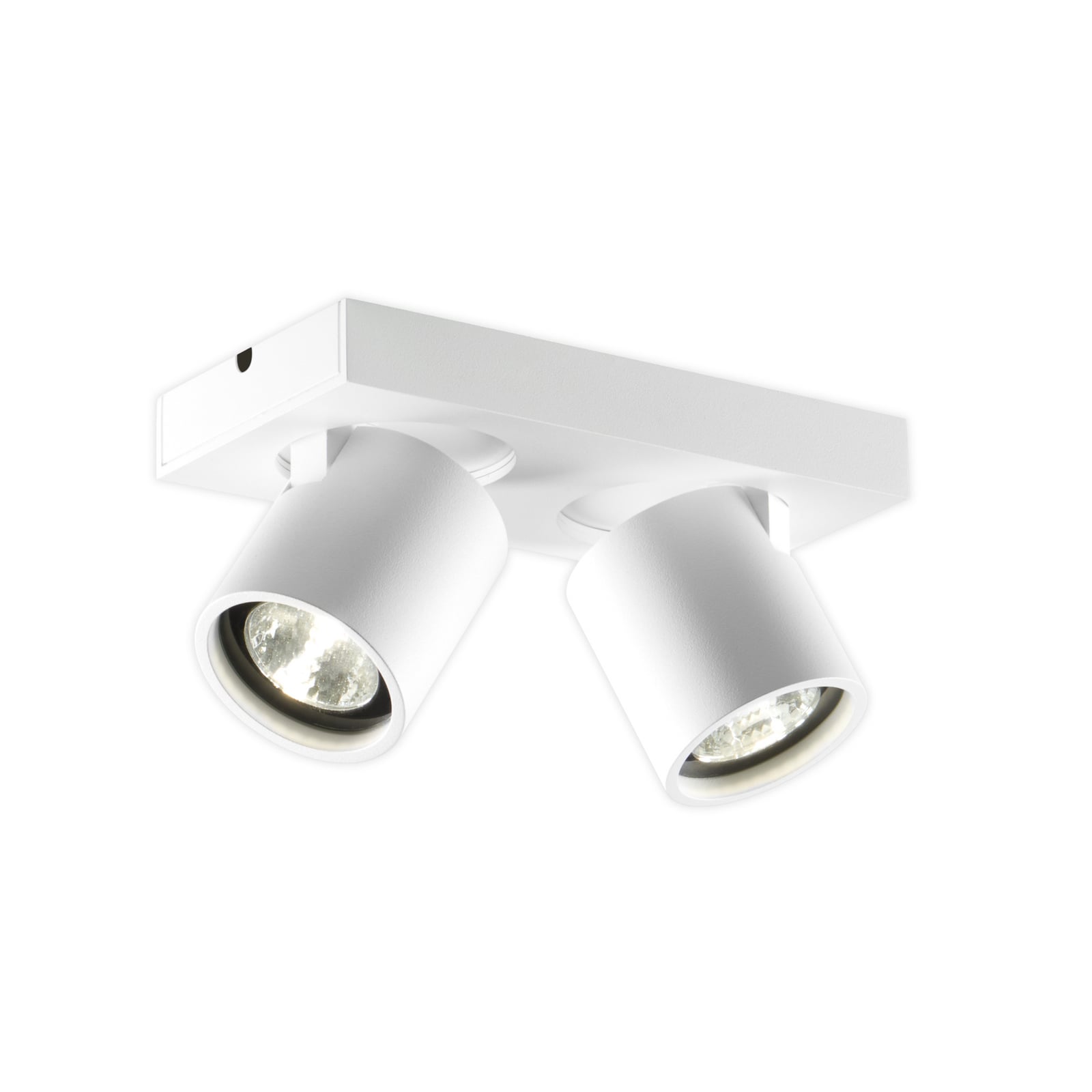 Focus 2 LED-Spot, weiß, 2-flg., CCT, drehbar - Light-Point