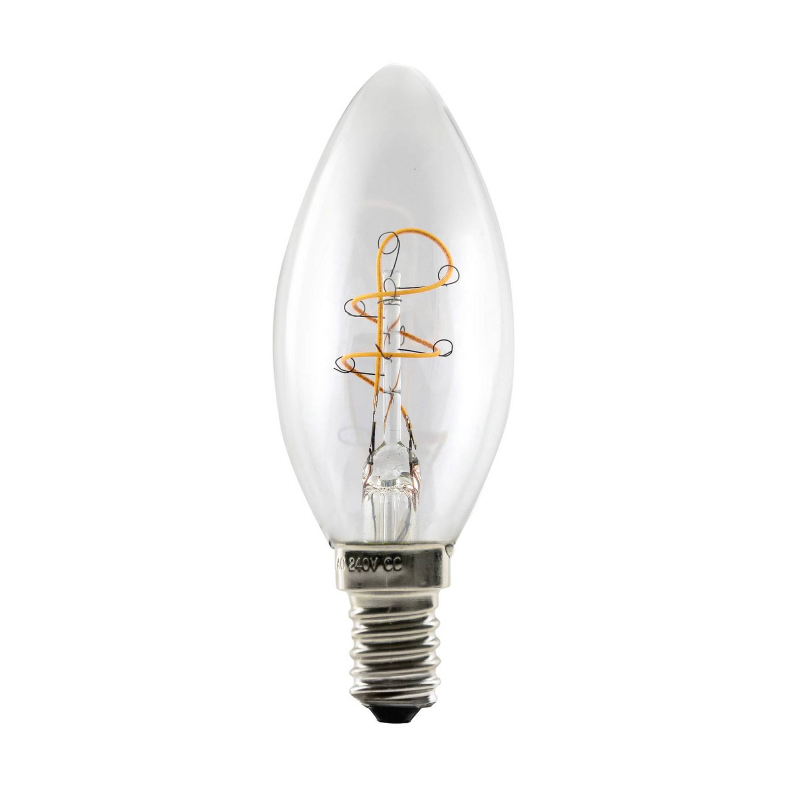 SEGULA LED Elegant Line E14 3W Kerze 2.700 K Filament dim