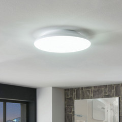 Azra LED laevalgusti, valge, ümmargune, IP54, Ø 25 cm