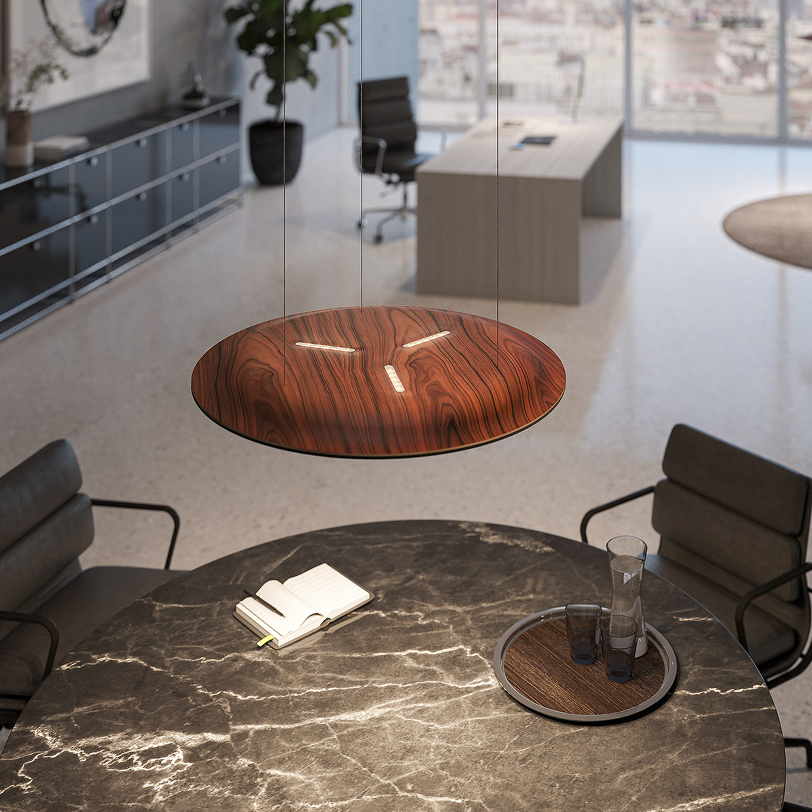 Nimbus Lighting Pad Lounge R600 Vario Hängeleuchte