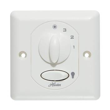 Hunter wall switch for ceiling fans with light