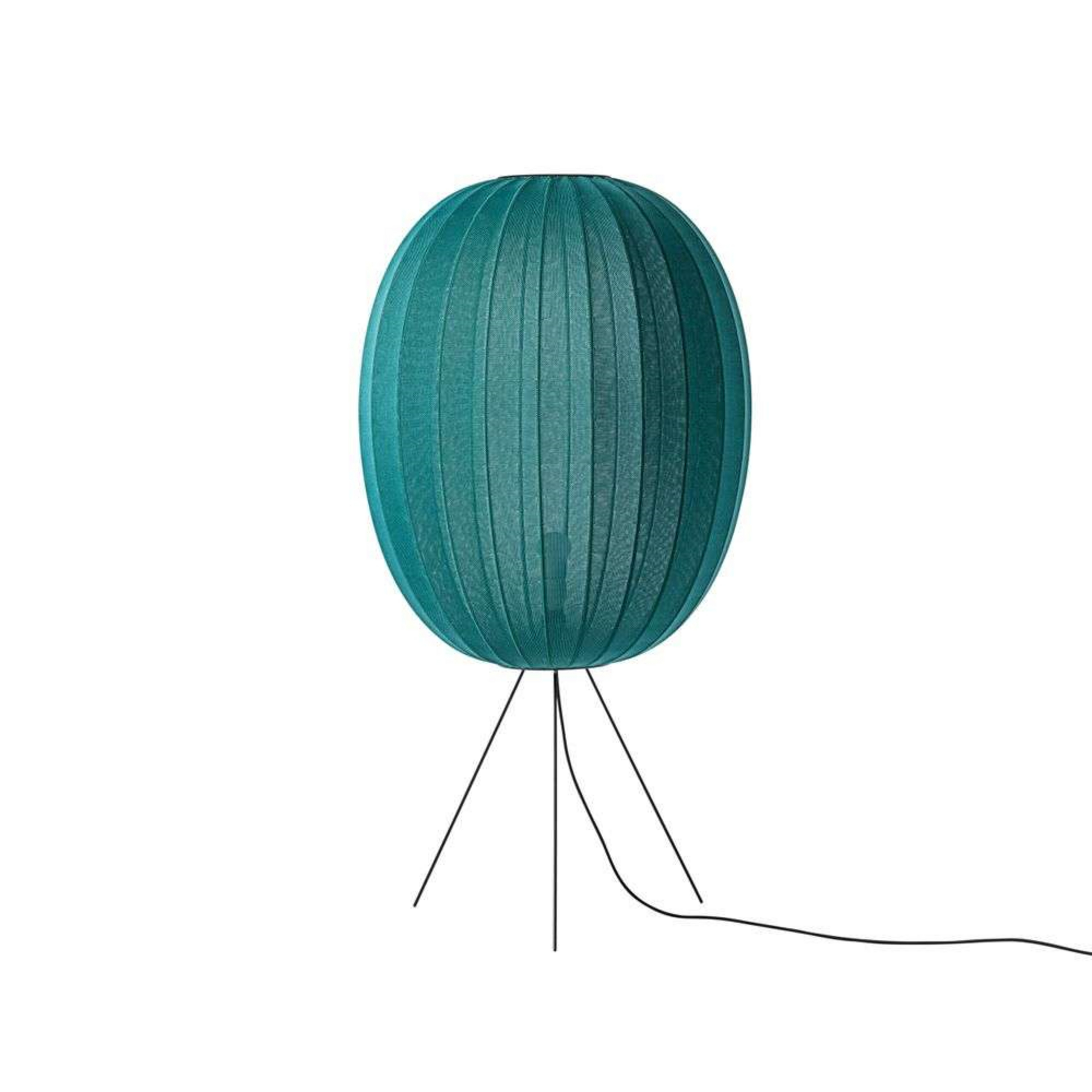 Knit-Wit 65 High Oval Lampa Podłogowa Medium Seagrass - Made By Hand