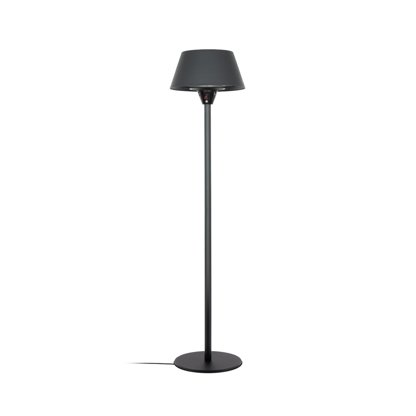 Promiennik grzewczy stojący Vamio, czarny, 210 cm, IP54, z pilotem – Lucande Promiennik grzewczy stojący Vamio, czarny, 210 cm, IP54, z pilotem – Lucande