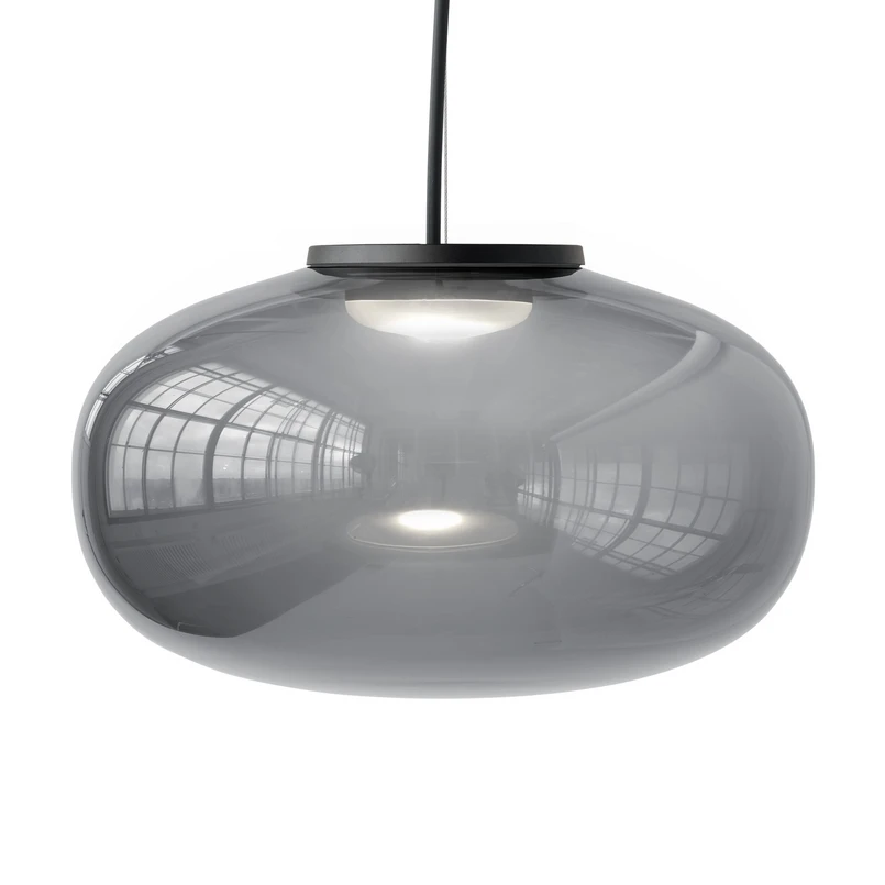 New Works - Karl-Johan Pendant Ø400 Smoked Glass