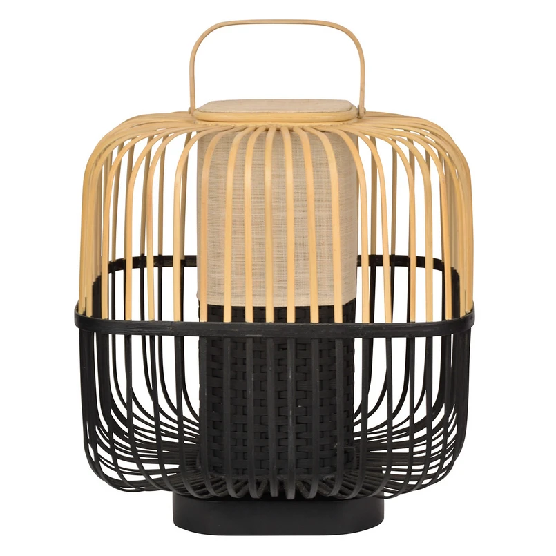 Forestier - Bamboo Square Lampe de Table M Black