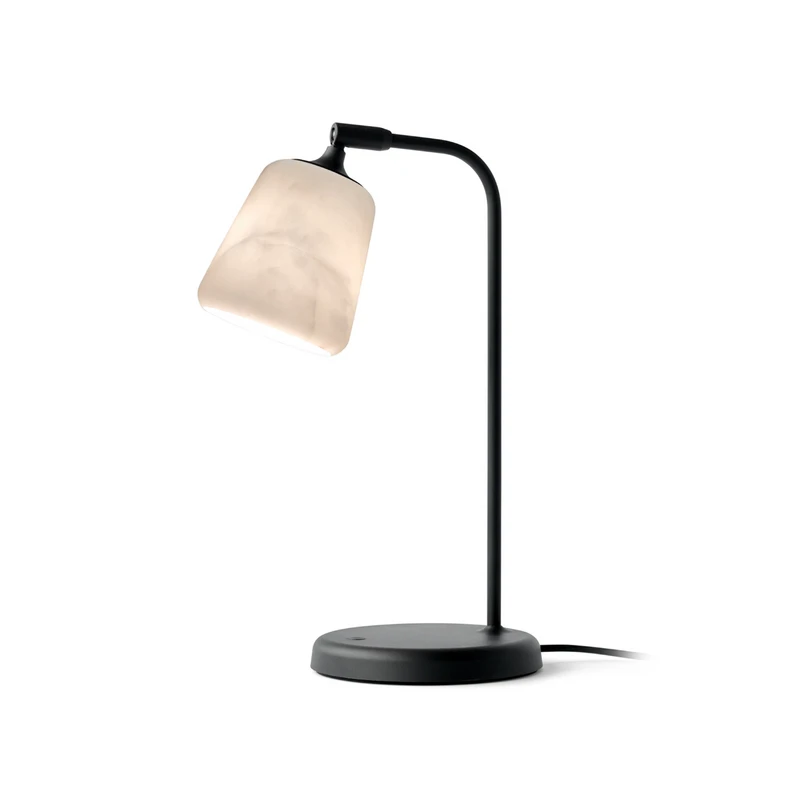 New Works - Material Bordlampe White Marble