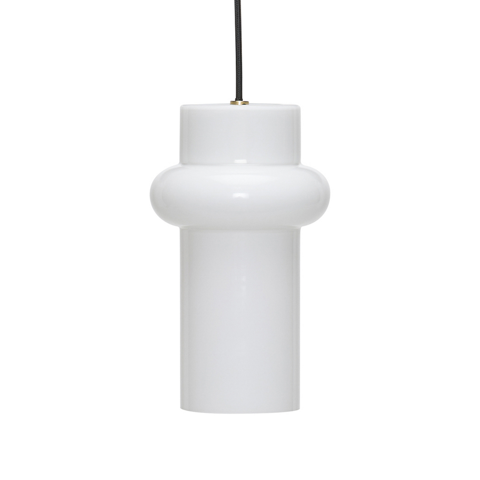 Pilule Up hänglampa, vit blank, Ø 15 cm – HÜBSCH