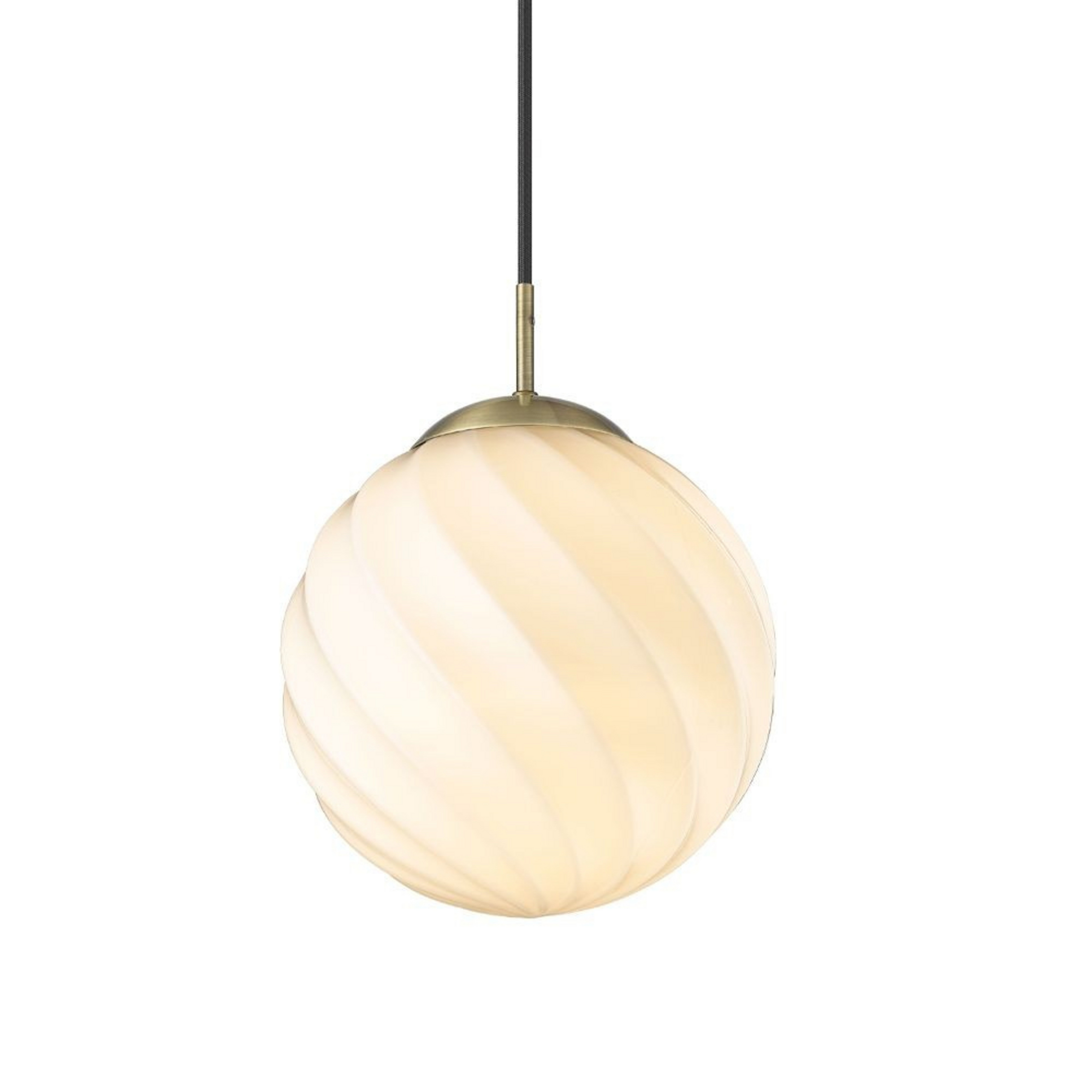 Twist Ball Lampada a Sospensione Ø25 Antique Brass - Halo Design