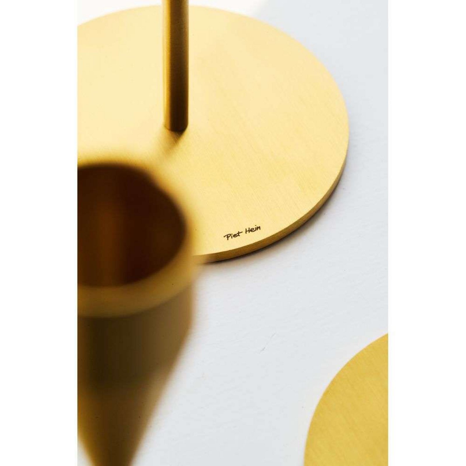 Venus & Jupiter Portavelas Set Brass - Piet Hein