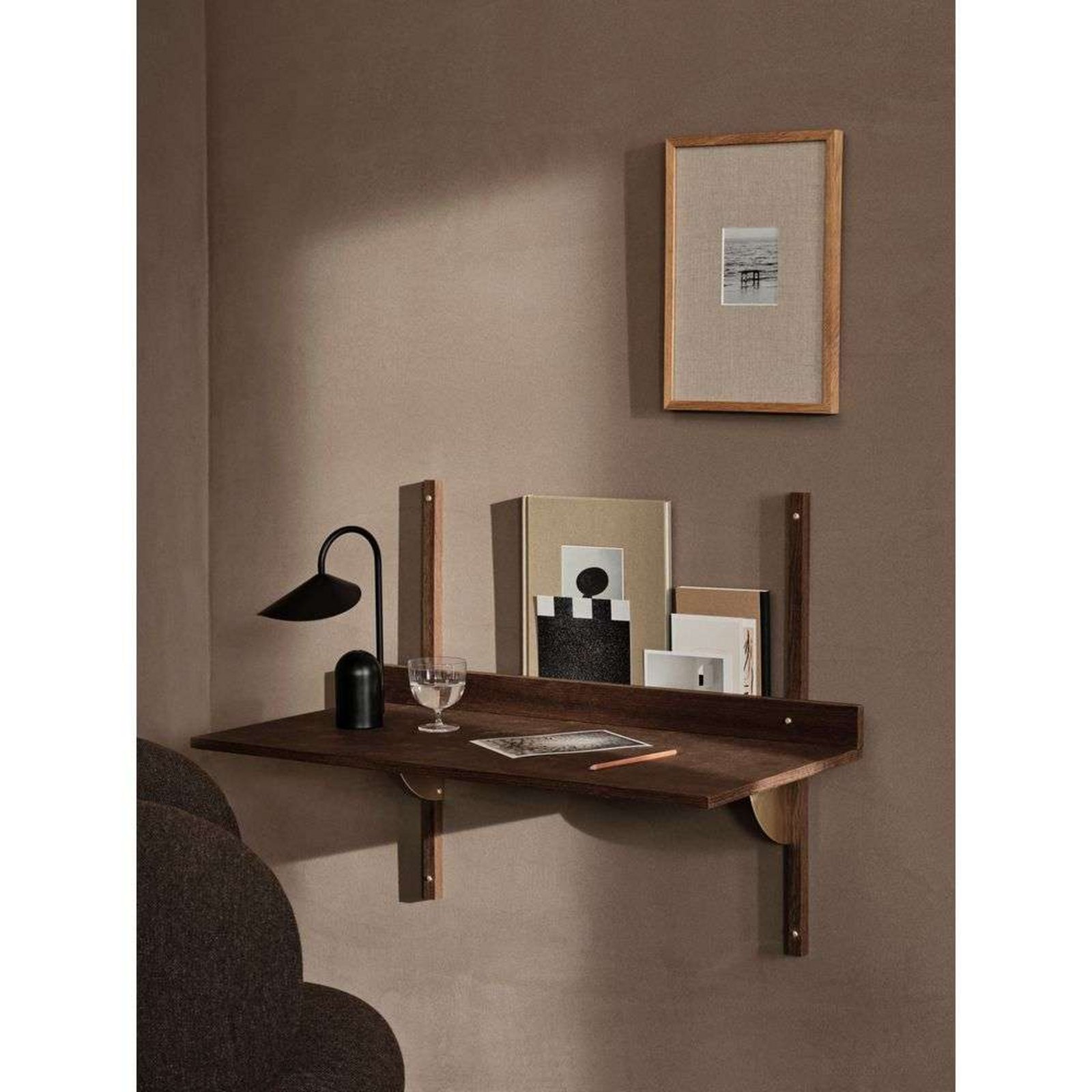 Arum Portable Table Lamp IP44 Black - Ferm Living